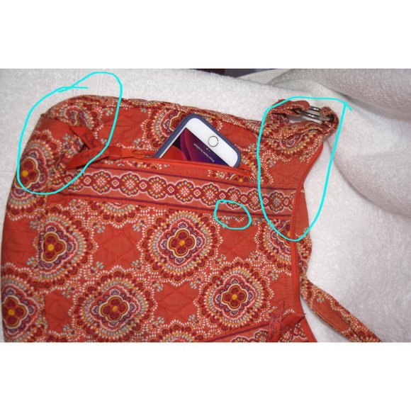 Vera Bradley Shoulder Bag -Paprika (2009) - Picture 6 of 10